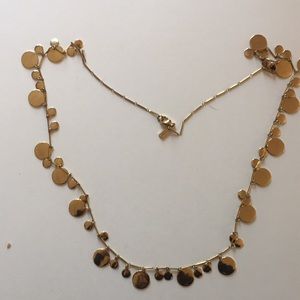 Gold tone necklace